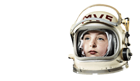 Space Explorer Sticker by multiversestudio