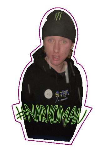 Drunk Monster Sticker