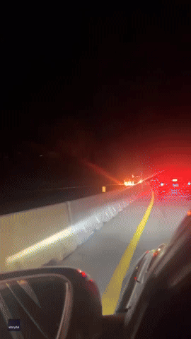 Small Plane Catches Fire After Forced Landing on North Carolina Freeway