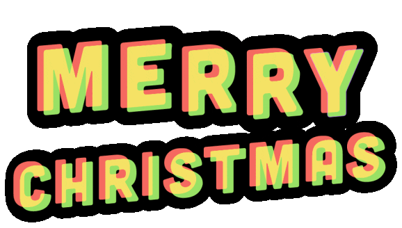 Happy Merry Christmas Sticker by Lily Xiao Haselton