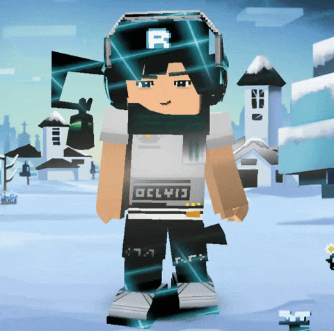 Miruaico wolf giphycreatortest blockman go bmgo GIF