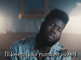 ill keep your number saved GIF by Khalid