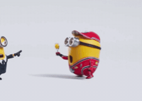 Minions Beat Up GIF