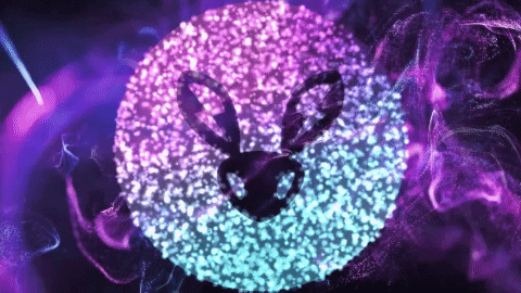 Bunny Particles GIF by LUMOplay
