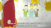 wings angels GIF by South Park 