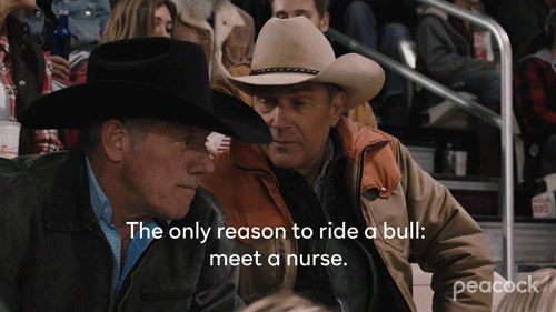 Cowboys Advice GIF by PeacockTV