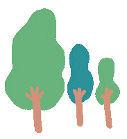 Plant Tree Sticker by Sara Maese