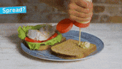 nandosaus bread sandwich mayo spread GIF