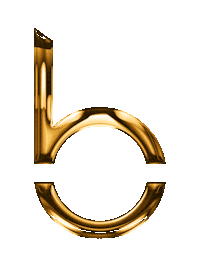 Gold B Sticker by Babel.fit