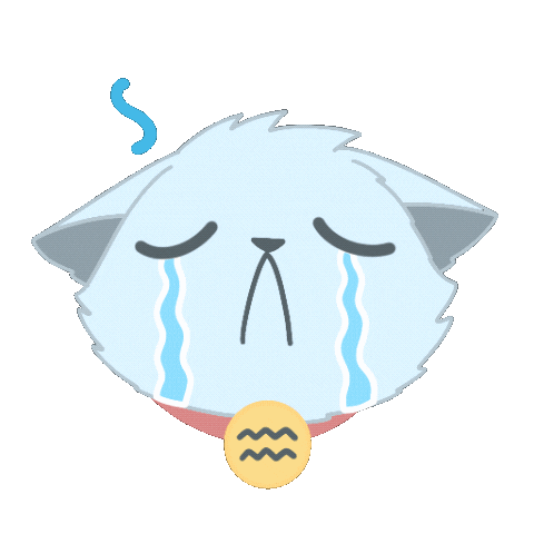 pejred giphyupload uwu aquarius kocheng Sticker
