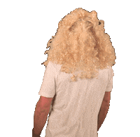 Blond Wig Dancing Sticker by Originals