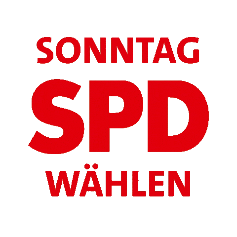 Sonntag Waehlen Sticker by SPD Berlin