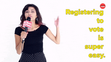 Registering To Vote Is Super Easy