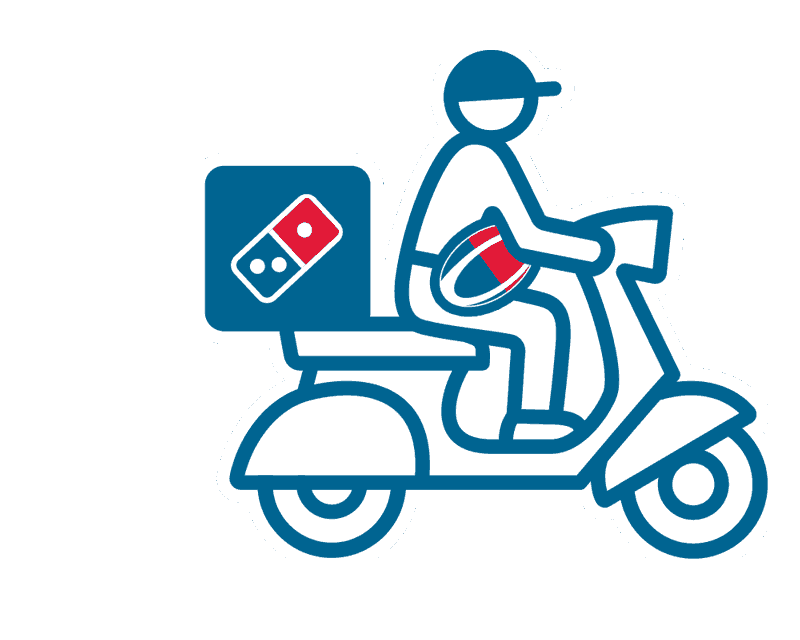 Delivery Rugby Sticker by Domino's Pizza UK