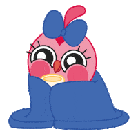 Springring cartoon friends school animal Sticker