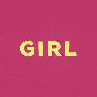 Girl Typography GIF by Feibi McIntosh