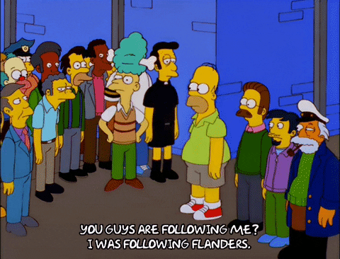 following homer simpson GIF