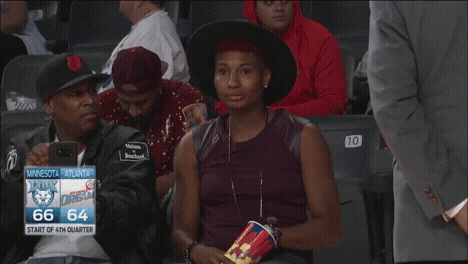 fan popcorn GIF by WNBA