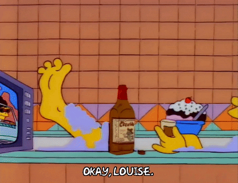 Season 3 Bath GIF by The Simpsons