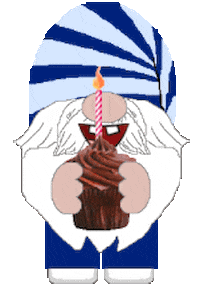 Happy Birthday Gnome Sticker