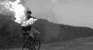 smoke riding GIF