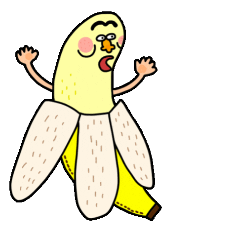 Surprise Banana Sticker