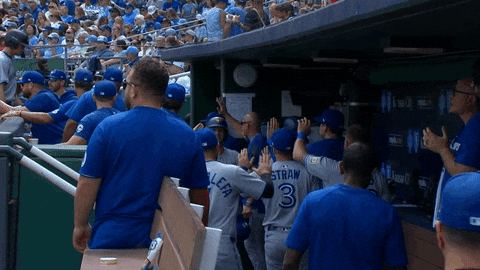 High Five Blue Jays GIF by Toronto Blue Jays