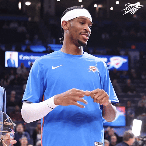 Shai Gilgeous Alexander Smile GIF by OKC Thunder
