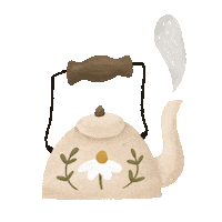 sonnemondundstina tea tee cottagecore teapot Sticker