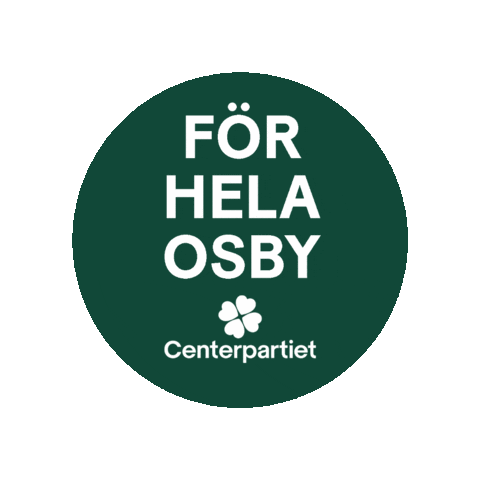 Osby Sticker by Centerpartiet