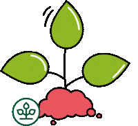 Health Plant Sticker by AOK Niedersachsen