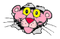 pink panther Sticker