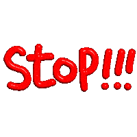Stop No Sticker