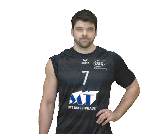 USCBS giphyupload volleyball biceps braunschweig Sticker