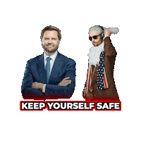 Be Safe Founding Father Sticker