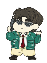 Sunglasses Chilling Sticker