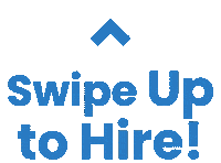 Swipe Up To Hire Sticker by Camplify