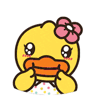 girl love Sticker by B.Duck
