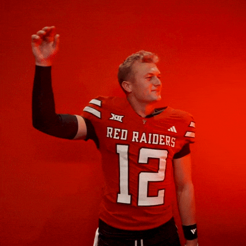 Mitch Griffis GIF by Texas Tech Football