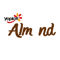 Yogurt Almond Sticker by Yoplait México