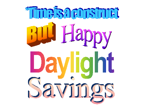 Fall Back Time Change Sticker by GIPHY Studios 2021