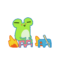 Happy Illustration Sticker
