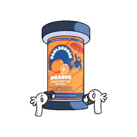 Orange Paulchen Sticker by Paulberger