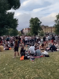 'This is Insane!': Illegal Party in London Park Shut Down by Police
