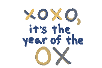 Happy New Year Xoxo Sticker