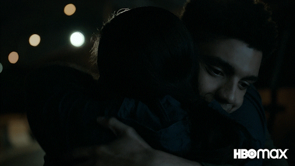 Tim Drake Hug GIF by HBO Max