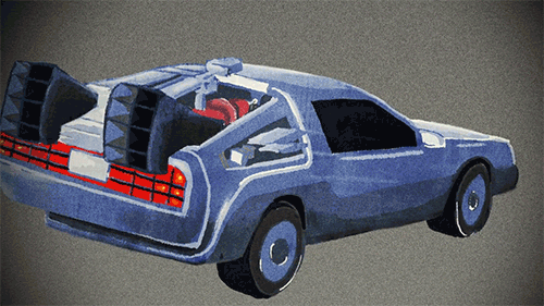 back to the future animation GIF