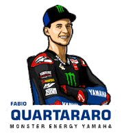 islahuddinm rider fabio quartararo fabioquartararo Sticker