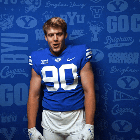 College Football Go Cougs GIF by BYU Cougars