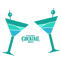 Cayman Islands Drink Sticker by Cayman Cocktail Week
